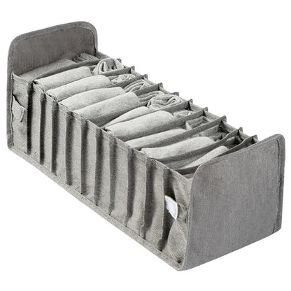 Organizador De Armário Para Meias E Roupas Íntimas Com 7 Compartimentos Dobrável Em Oxford