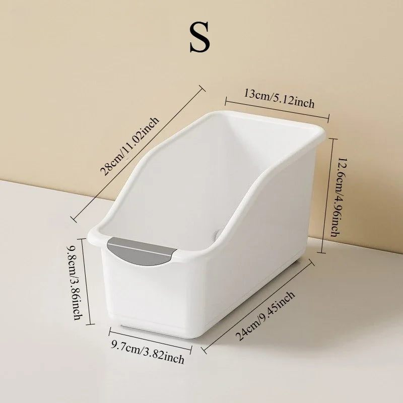 Organizador De Armário Com Rodas Grandes Caixas E Prateleiras Ajustáveis Para Espaços Estreitos Cozinha