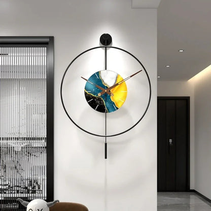Relógio De Parede Moderno Para Sala Estar Minimalista