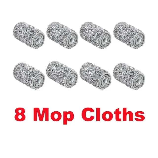 Esfregona Plana Com Balde Torção Fácil Microfibra Madeira