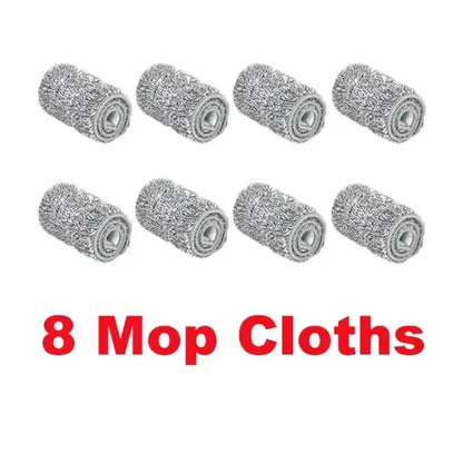 Esfregona Plana Com Balde Torção Fácil Microfibra Madeira