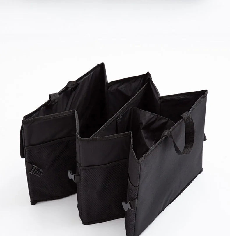 Organizador Automotivo para Porta-Malas – Compartimentos Divididos e Design Moderno em Material Resistente