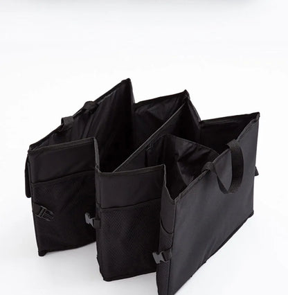 Organizador Automotivo para Porta-Malas – Compartimentos Divididos e Design Moderno em Material Resistente