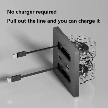 Tomada Inteligente Universal Multifuncional Doméstica Com Carregamento Rápido