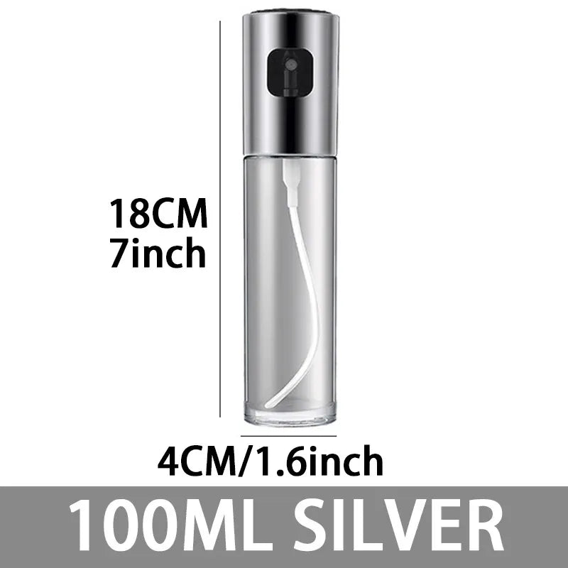 Pulverizador De Óleo Para Cozinhar Em Vidro Refilável