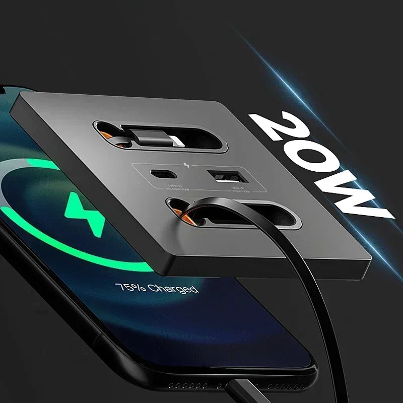 Tomada Inteligente Universal Multifuncional Doméstica Com Carregamento Rápido