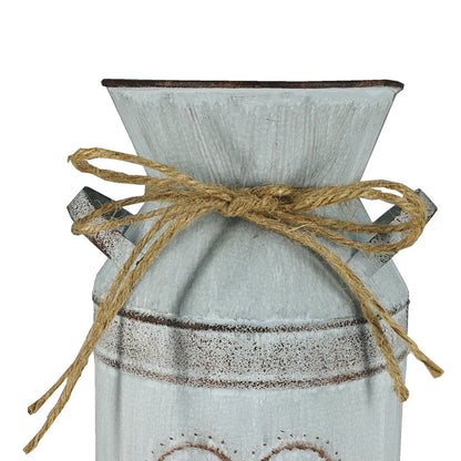 Vaso Decorativo Metálico Para Arranjos Florais Estilo Retro