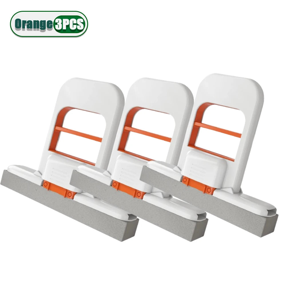 Esfregão Dobrável Multifuncional Com Cabeças Removíveis Para Cozinha