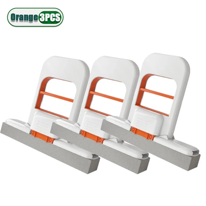 Esfregão Dobrável Multifuncional Com Cabeças Removíveis Para Cozinha