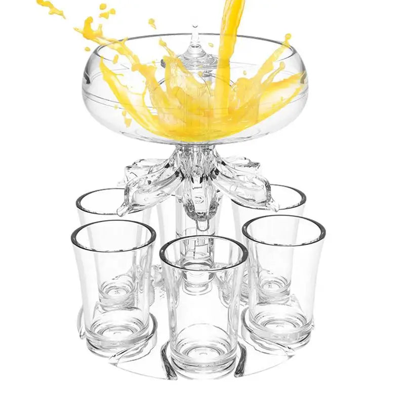 Dispensador De Vidro Para Festa Com Suporte