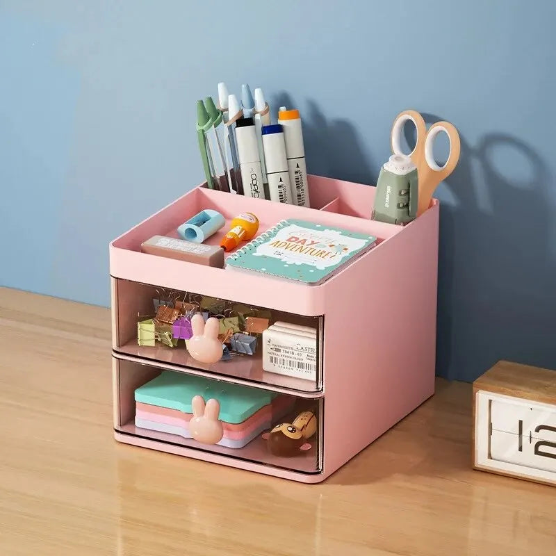 Organizador de Mesa Moderno com Gaveta – Design Ergonômico e Durável para Uso Doméstico