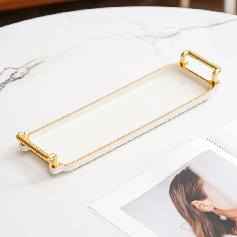 Bandeja Luxo Ultraleve para Cosméticos Organização Doméstica Premium