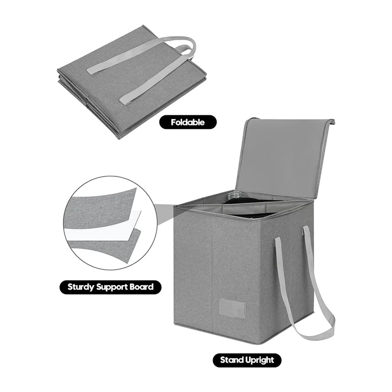 Organizador de Cabides à Prova de Poeira Resistente em Poliéster Moderno Inovacazza