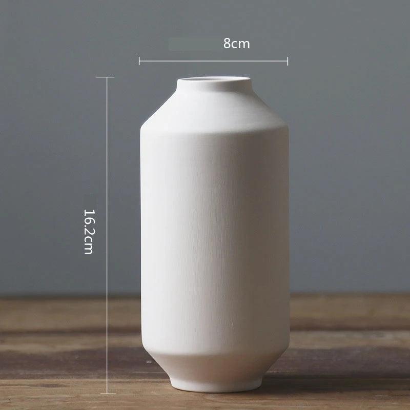 Vaso Cerâmico De Mesa Para Sala Decorativo Premium