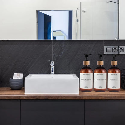 Dispensador Shampoo Condicionador Para Banho Com Bomba