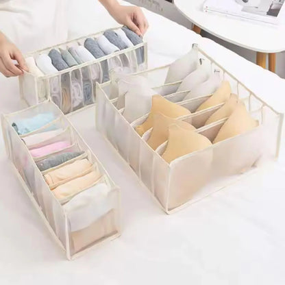 Organizador de Gaveta para Roupas Íntimas com Divisores, Design Moderno e Cores Variadas