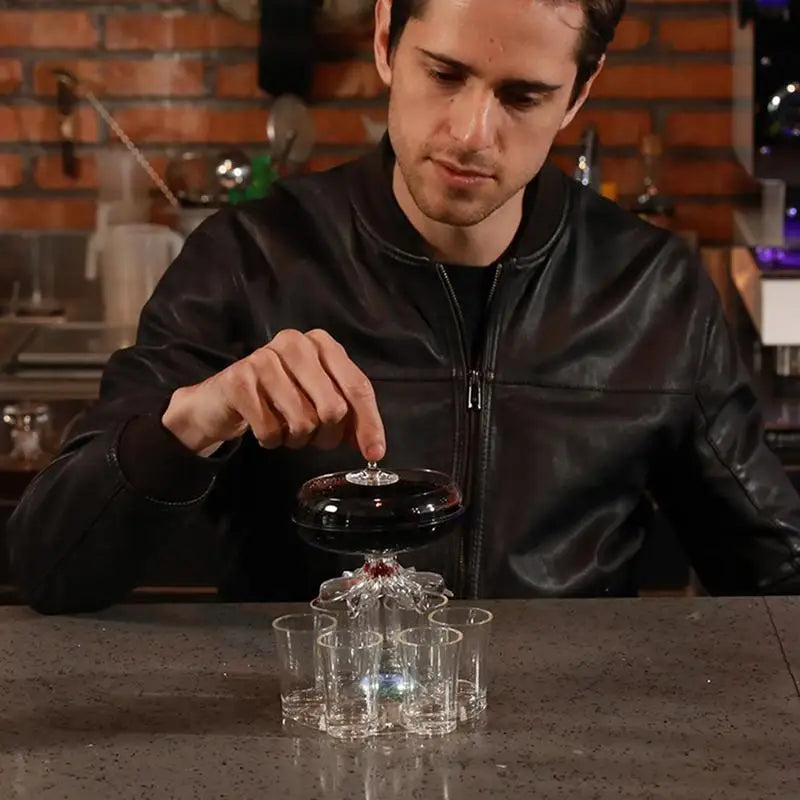 Dispensador De Vidro Para Festa Com Suporte