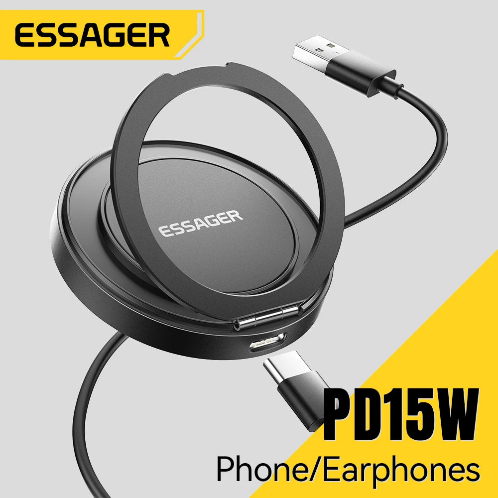 Carregador Sem Fio Magnético Para Smartphone Com 15W