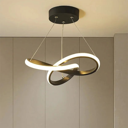 Luminária Pendente LED Para Quarto Com Design Irregular