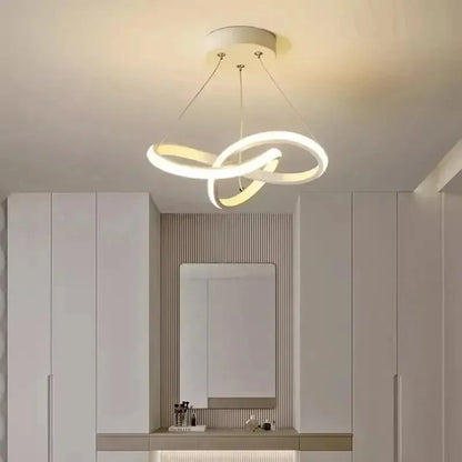 Luminária Pendente LED Para Quarto Com Design Irregular
