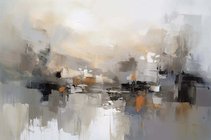 Pintura Abstrata Em Tela Decorativa Para Sala Fosca