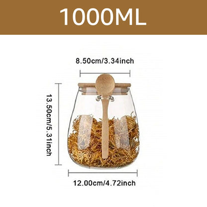 Potes Herméticos Vidro Borossilicato Para Conservação De Alimentos