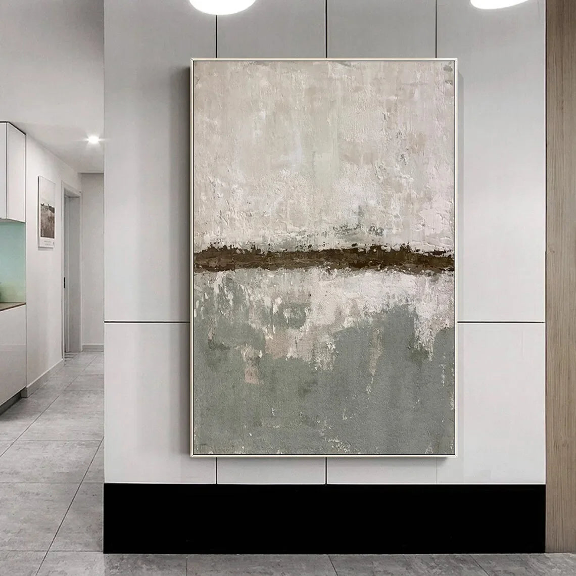 Quadro Parede Texturizada Contemporâneo Minimalista Decorativo Escandinavo