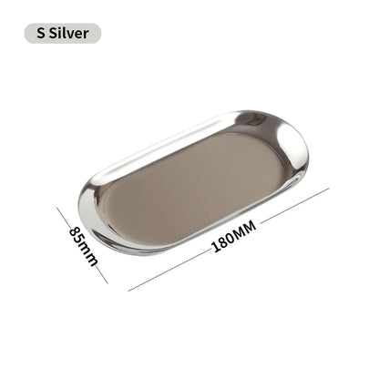 Bandeja De Ouro Rosa Para Jóias Nórdicas Organizador