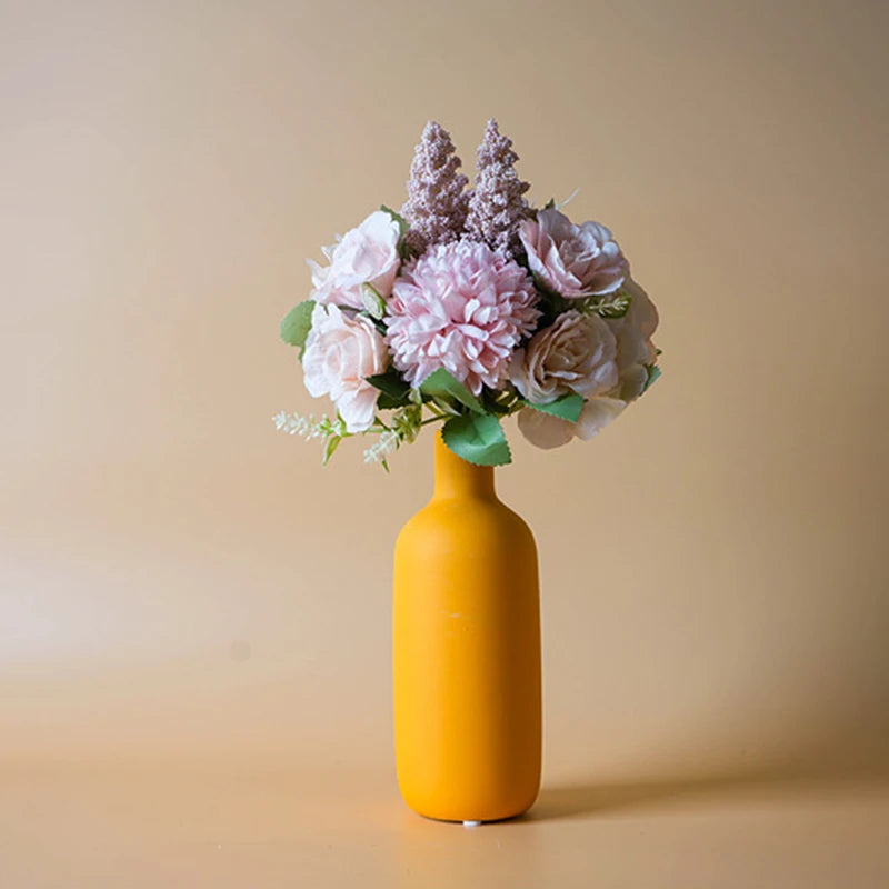 Vaso Decorativo Para Arranjos Secos Estilo Nórdico