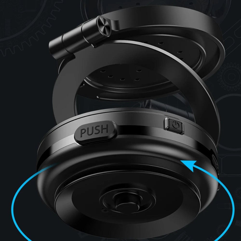 Carregador Sem Fio 15W Para Carro Dobrável Magnético