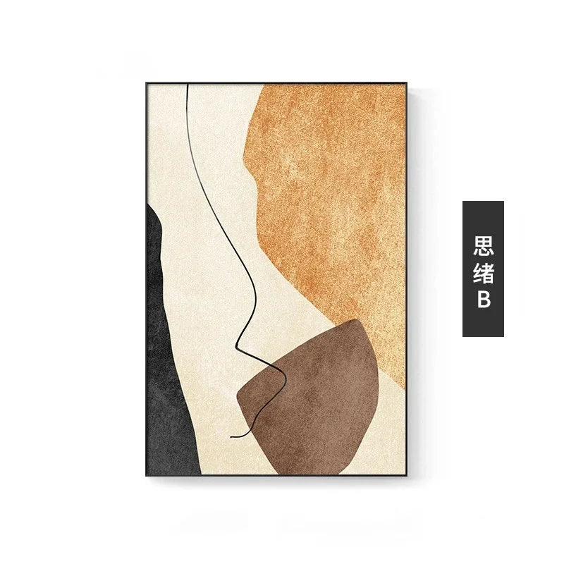 Pintura Abstrata Colorida Em Tela Para Sala Estar