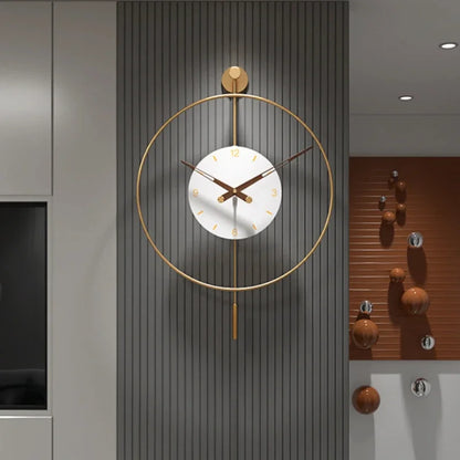 Relógio De Parede Moderno Para Sala Estar Minimalista