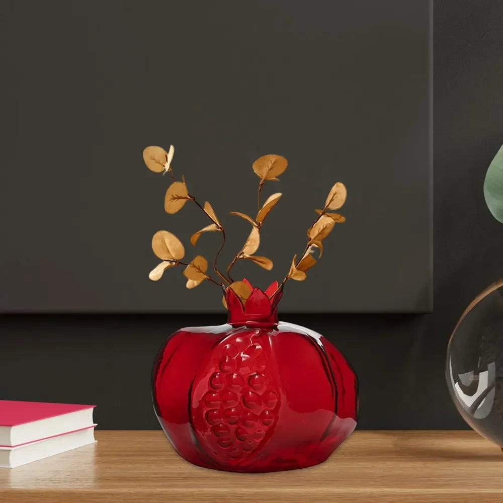 Vaso de Vidro Romã para Hidroponia Deco Premium