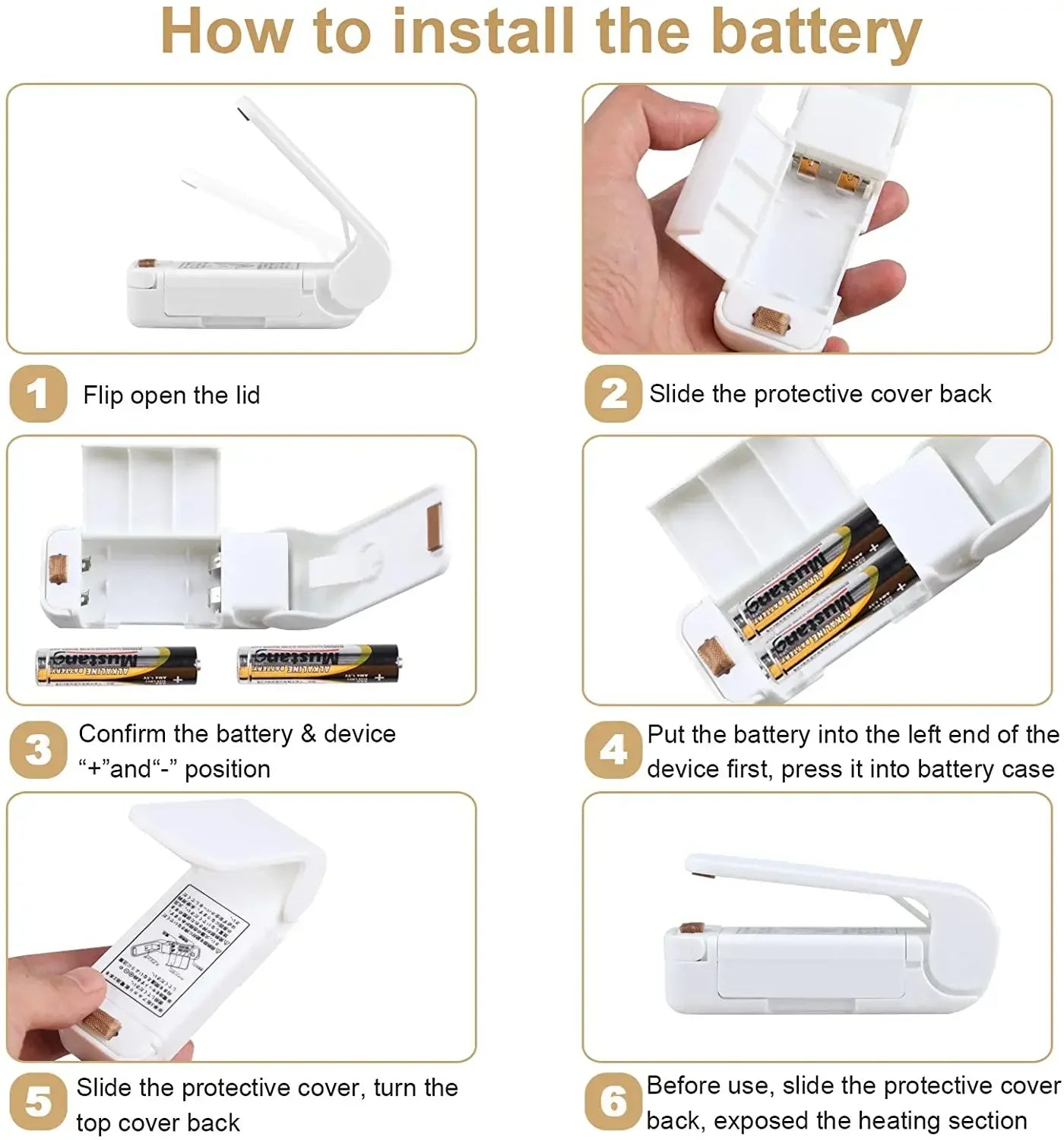 Selador De Saco Plástico Para Alimentos Compacto