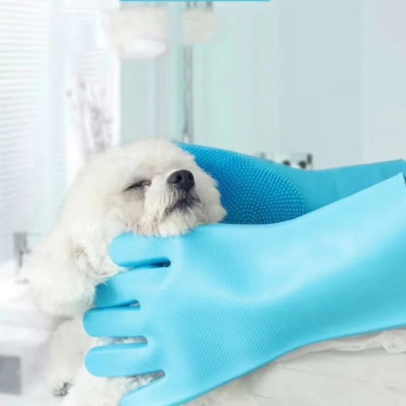 Luvas de Silicone Resistentes para Lavagem de Louça, Cozinha e Uso Multiuso, Cores Vivas