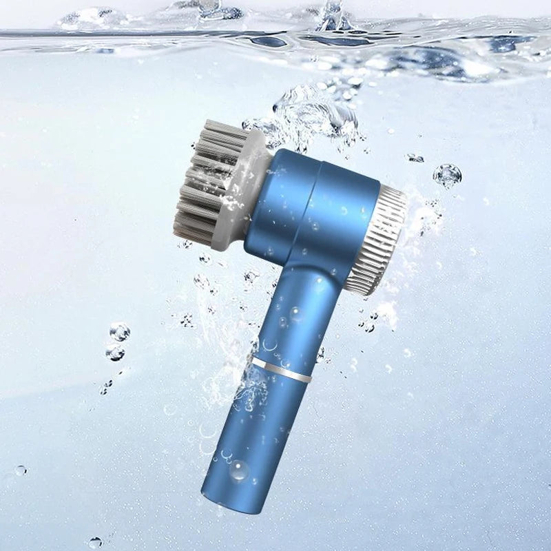Escova Elétrica Portátil Sem Fio Para Louça Multifuncional