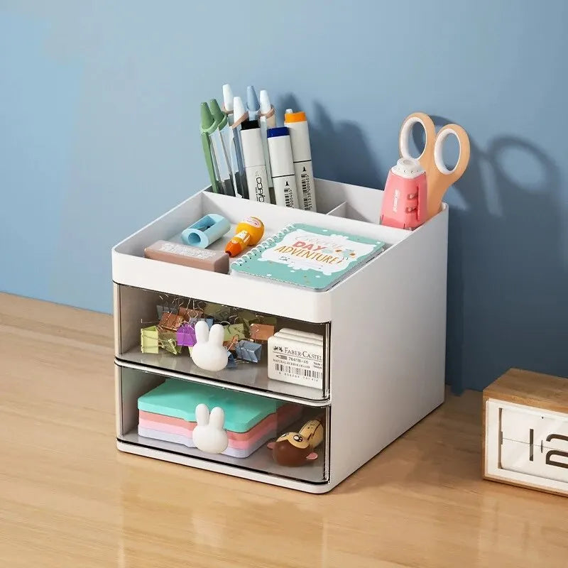 Organizador de Mesa Moderno com Gaveta – Design Ergonômico e Durável para Uso Doméstico