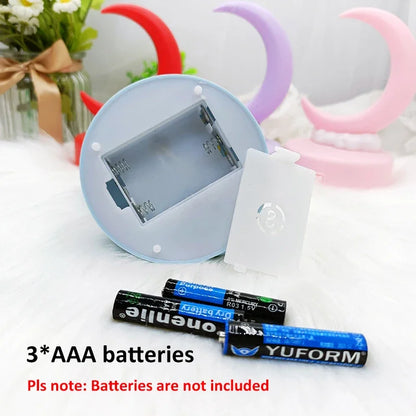 Luminária Noturna Lunar para Quarto Infantil LED Multimodo