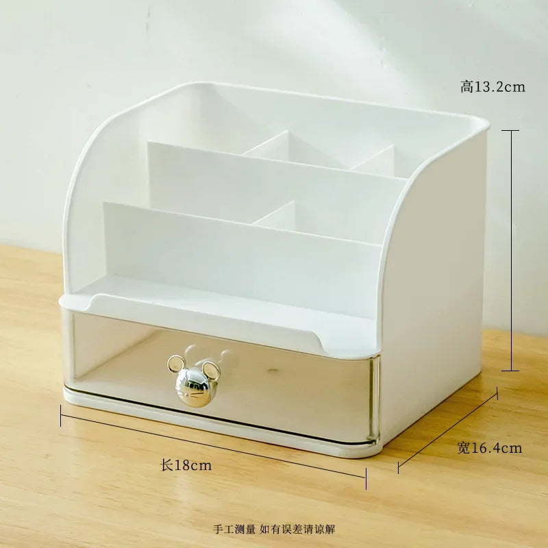 Organizador De Maquiagem Com Gaveta Minimalista