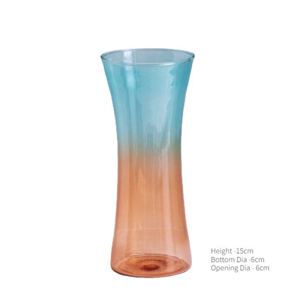 Vaso De Mesa Para Flores Vidro Colorido Artesanal