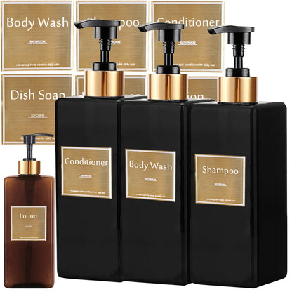 Dispensador de Sabão para Chuveiro Recarregável com Garrafa