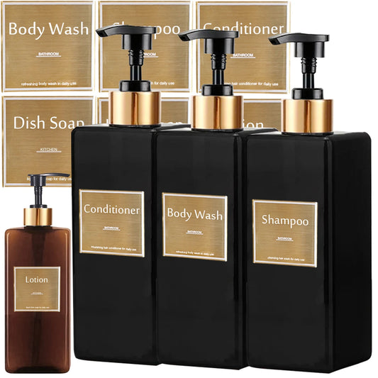 Dispensador de Sabão para Chuveiro Recarregável com Garrafa