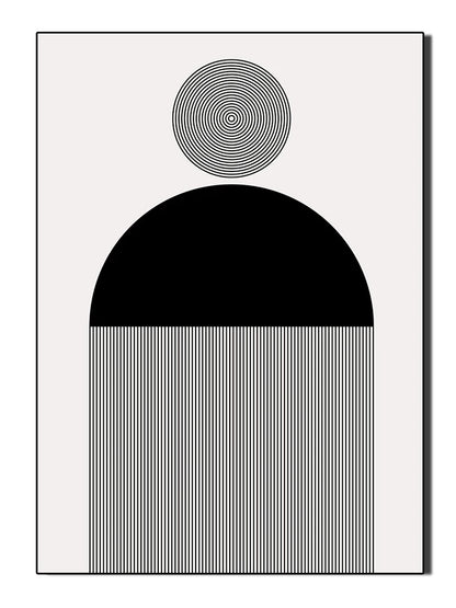 Quadro Abstrato para Sala em Tela Geométrica