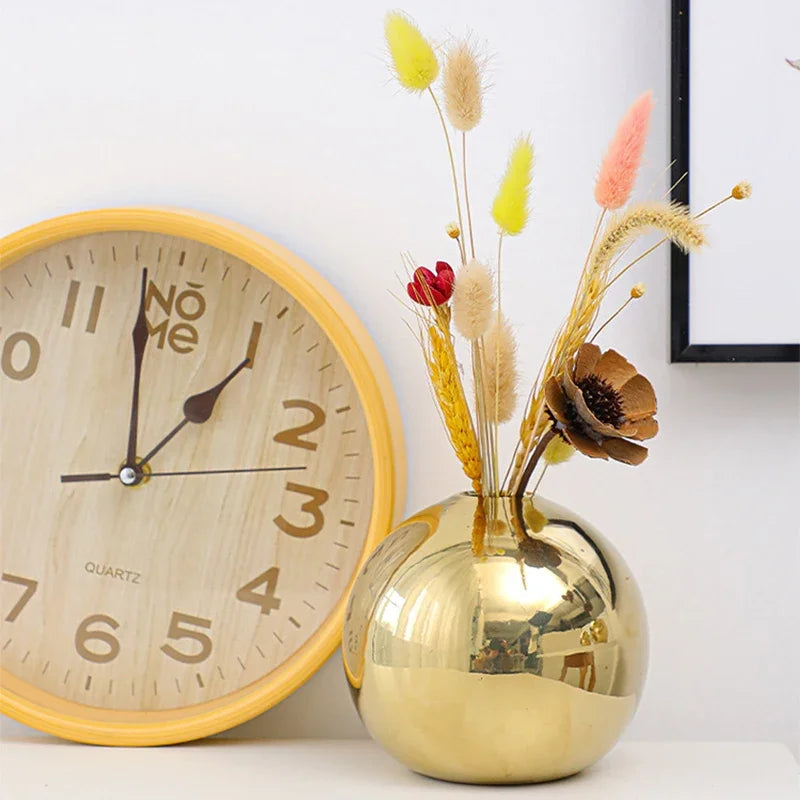 Vaso Oval de Cerâmica Decorativo Minimalista Sala Nórdica