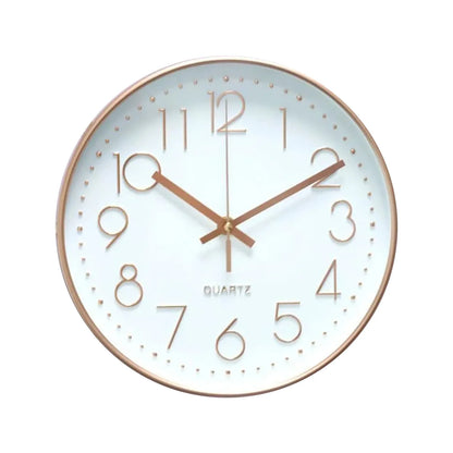 Relógio de Parede Silencioso de Madeira Nórdica 30cm Design Moderno para Sala, Quarto e Escritório