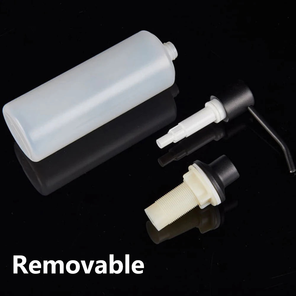 Dispensador De Sabão Líquido Para Banheiro Inoxidável 300ml