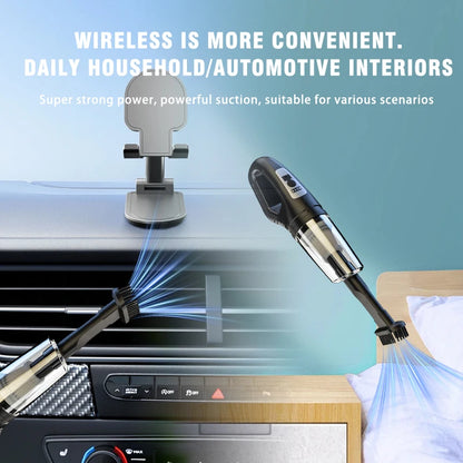 Aspirador Portátil para Carro e Casa Sucção Potente