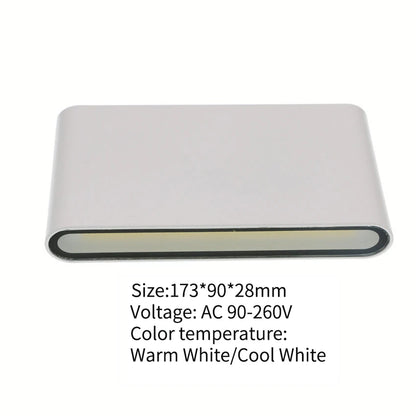 Iluminação De Parede Jardim LED 12W Alumínio IP65