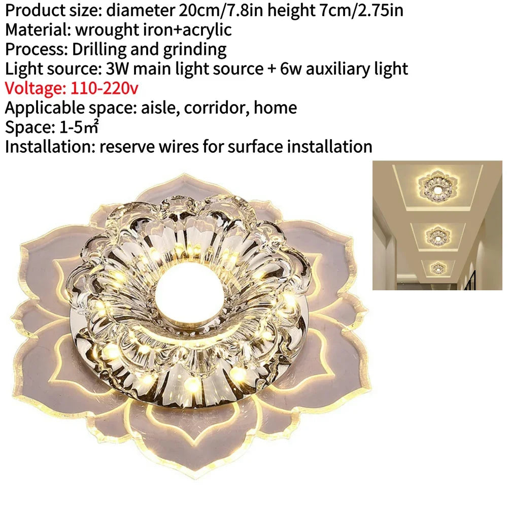 Luminária de Teto LED para Corredor Fácil Instalação