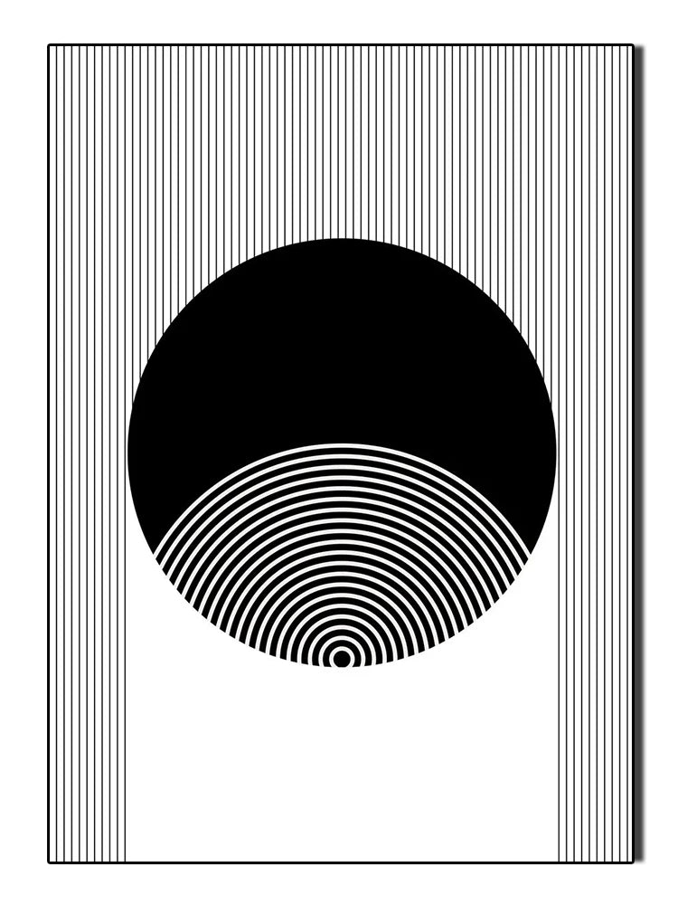 Quadro Abstrato para Sala em Tela Geométrica